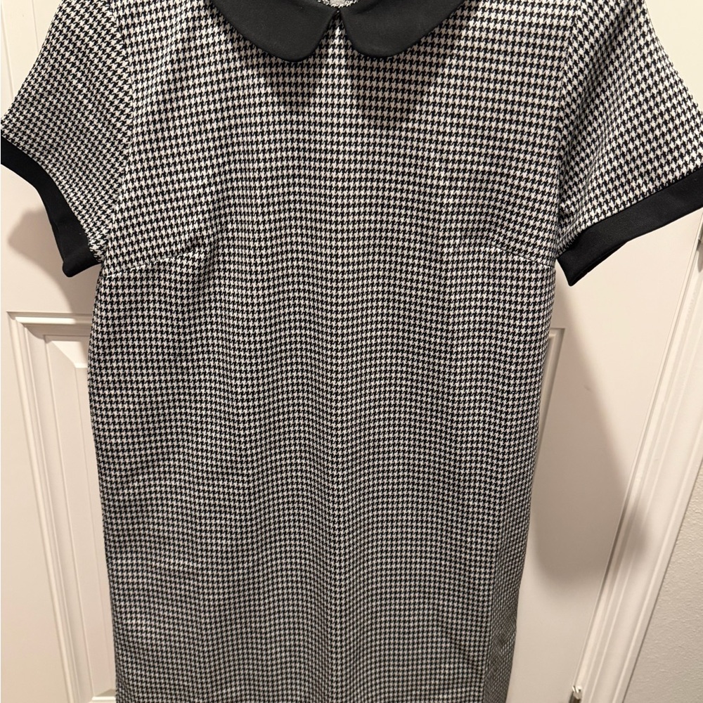 Forever 21 Black and White Houndstooth Dress